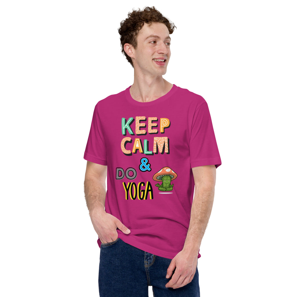 Keep Calm & Do Yoga! Unisex t-shirt