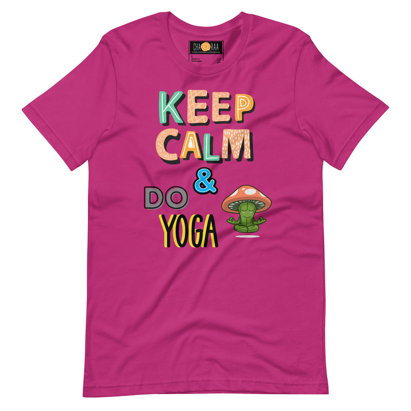 Keep Calm & Do Yoga! Unisex t-shirt