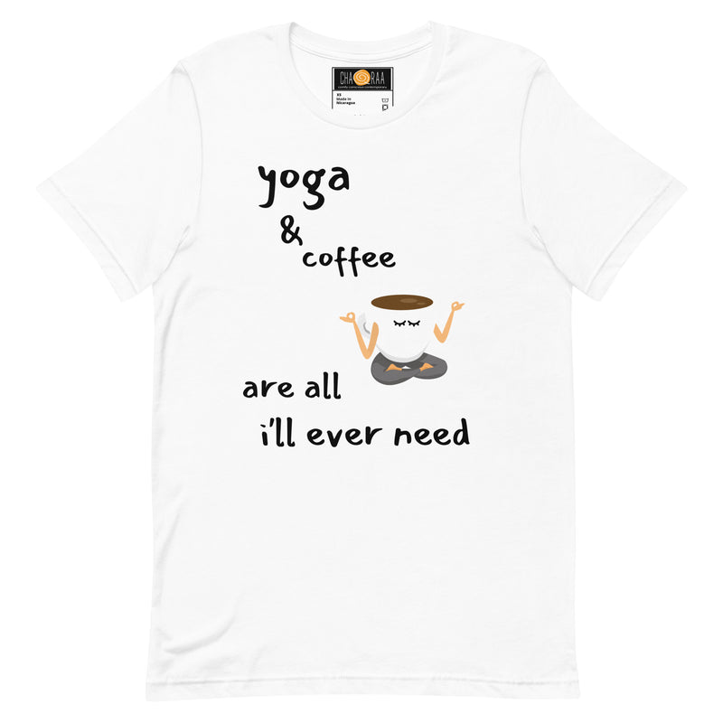 Coffee Loving Yogi Unisex T-shirt