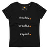 Stretch. Breathe. Repeat. Women's T-Shirt (Dusk)