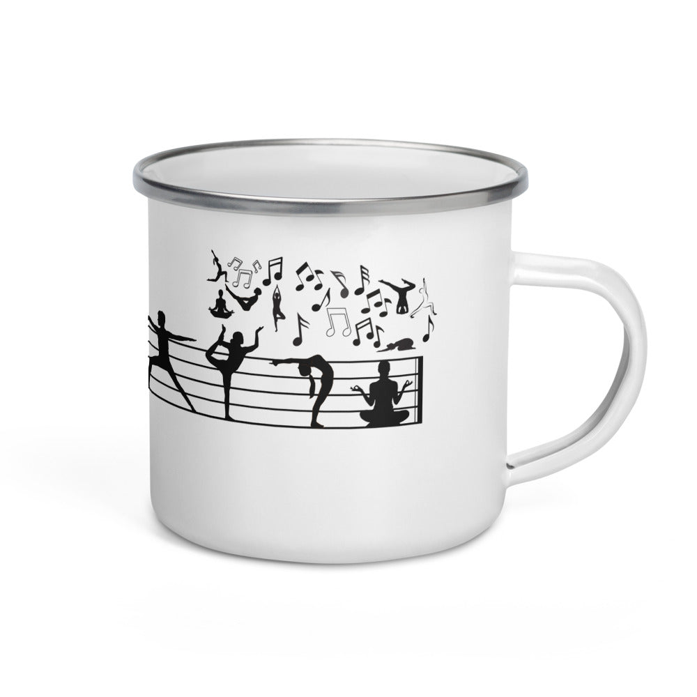 Rhythm of Life Campfire Enamel Mug